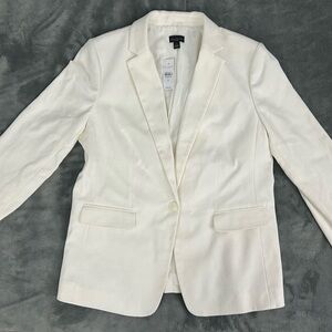 (NWT) Ann Taylor Ivory Blazer Jacket
